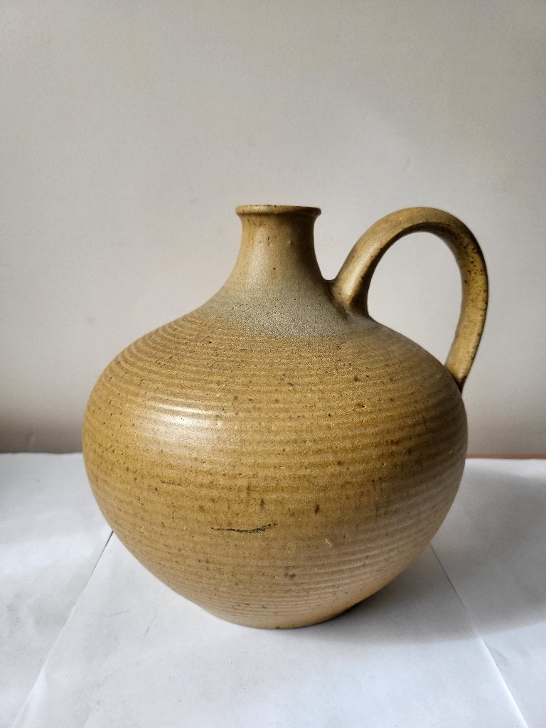 Vase Pichet Grès Rudi Stahl Handarbeit -1960 Allemagne, Antiquités & Art, Enlèvement ou Envoi