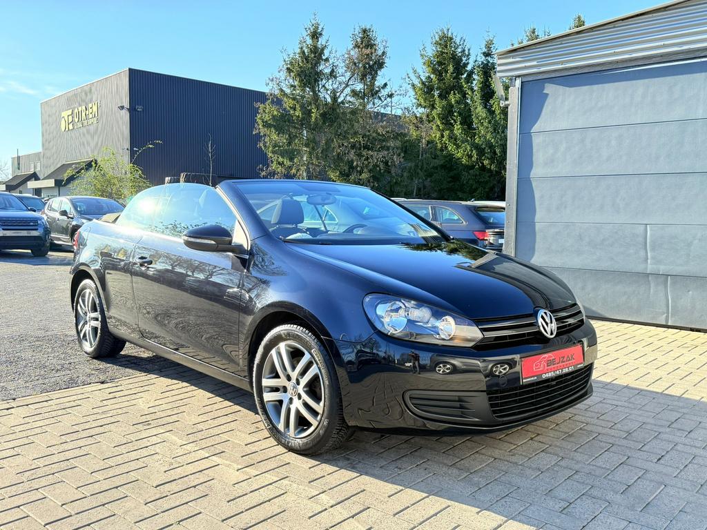 Volkswagen golf 6 cabrio 1.6tdi 1j garantie, Auto's, Euro 5, Bedrijf, Te koop, Handgeschakeld