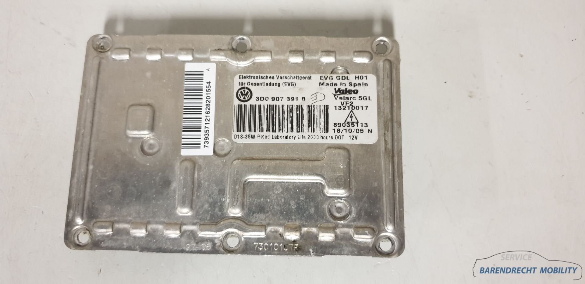 Xenon module Audi A4 B6 VW Phaeton 3D0907391B origineel gebr, Gebruikt, AUDI AG, Auto-Union-Strasse 1
85045  Ingolstadt, DE, Kundenbetreuung@audi.de