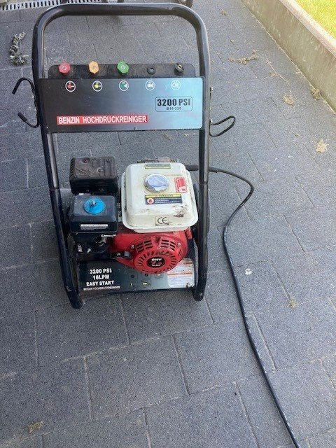 hoge drukreiniger, Ophalen, Gebruikt, Benzine, Met regelbare waterdruk