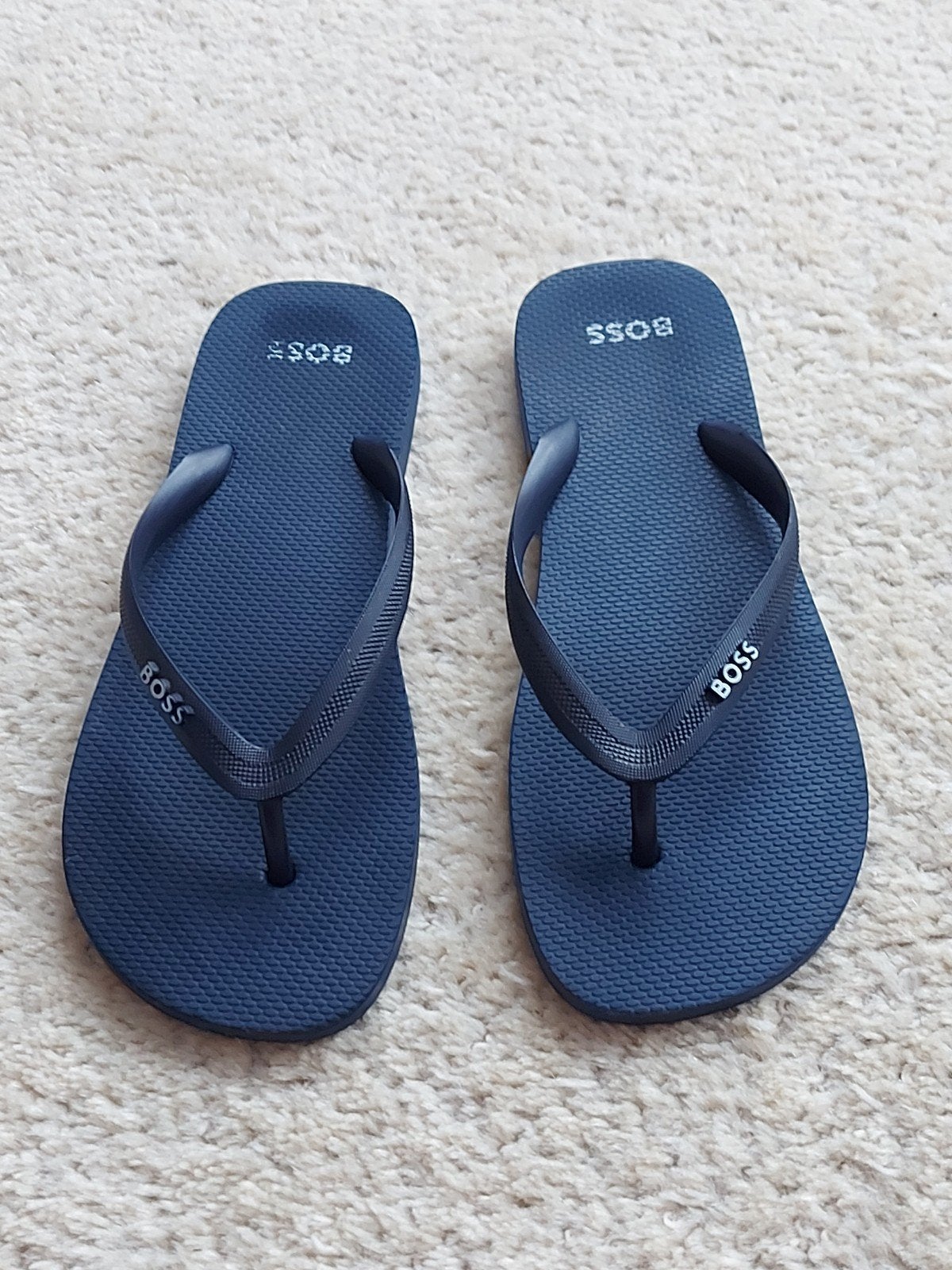 Donkerblauwe BOSS Tracy Teenslippers – Maat 42/43, Ophalen of Verzenden