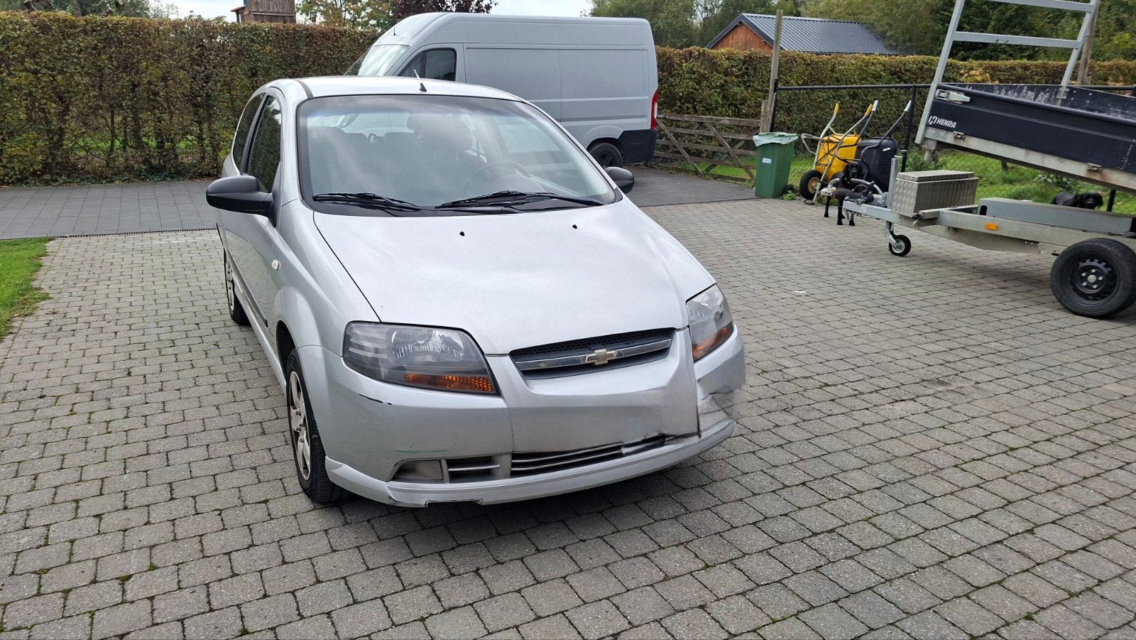 Chevrolet Kalos 2007 GEKEURD VOOR VERKOOP, Autos, Argent ou Gris, Achat, Vitres électriques, 1150 cm³