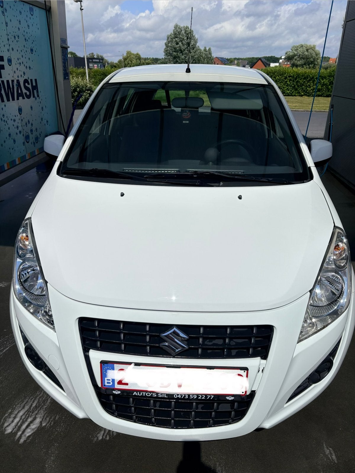 Suzuki Splash, Auto's, Voorwielaandrijving, Stof, Wit, Handgeschakeld