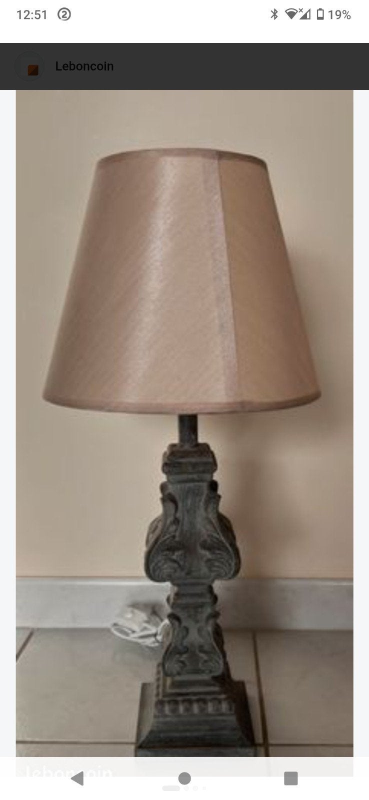 mooie rustieke ,landelijke tafellampen ,setprijs of goed BOD, Beige, Enlèvement, Bois