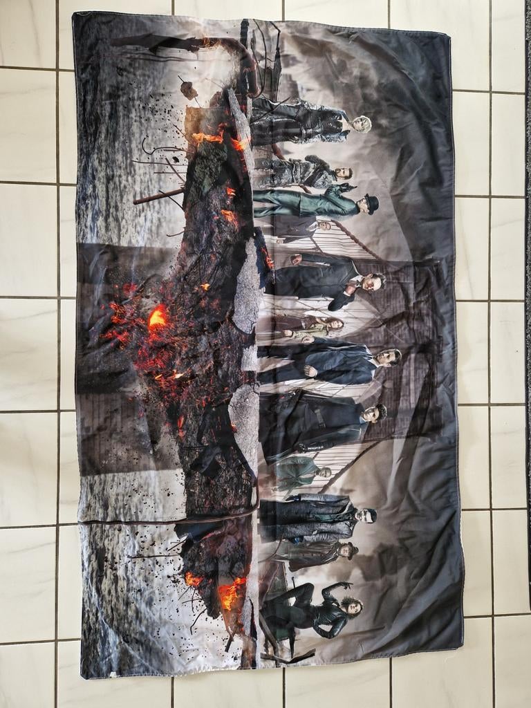 Groot Canvasdoek DC Comics Gotham City, Ophalen of Verzenden
