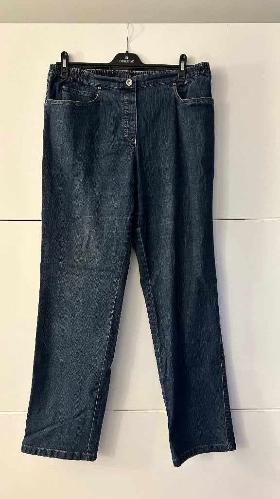 Claude Arielle blauwe jeansbroek, Taille 46/48 (XL) ou plus grande, Enlèvement ou Envoi, Comme neuf, Longs