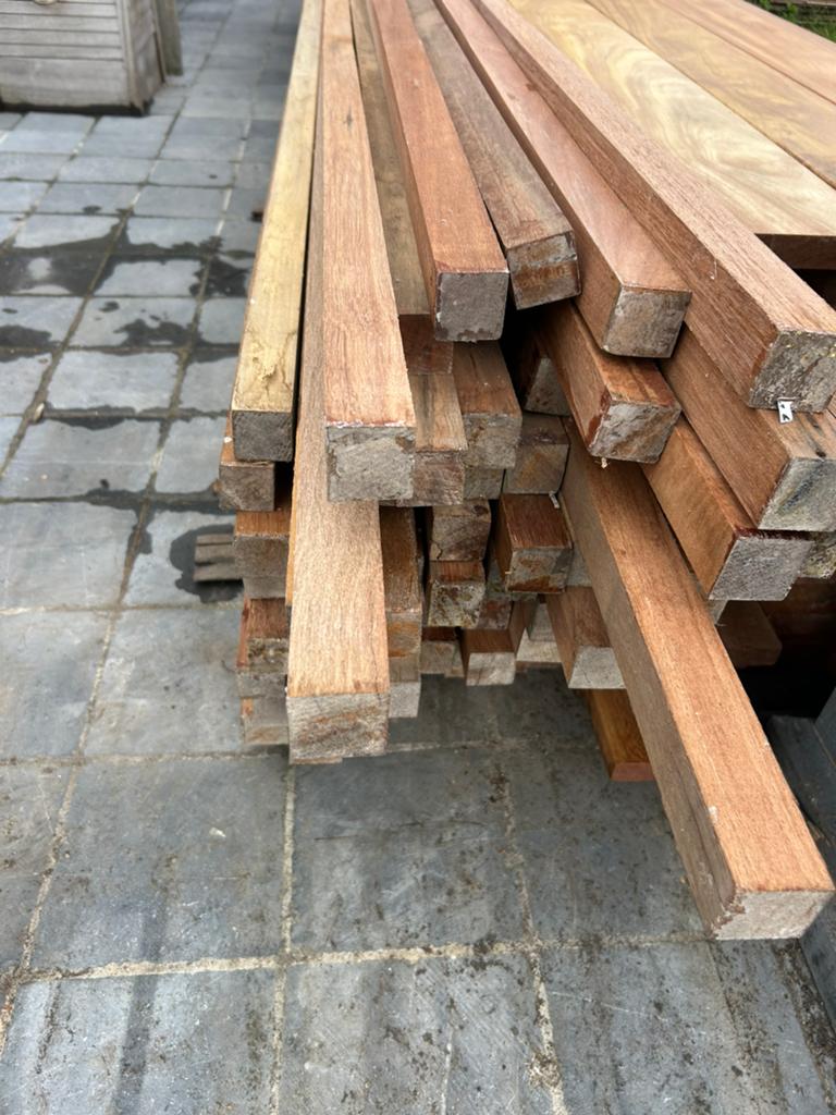 Barres Kempas Top* vraiment durables 4x4 L 3,65 m, Enlèvement, Comme neuf, Bois dur