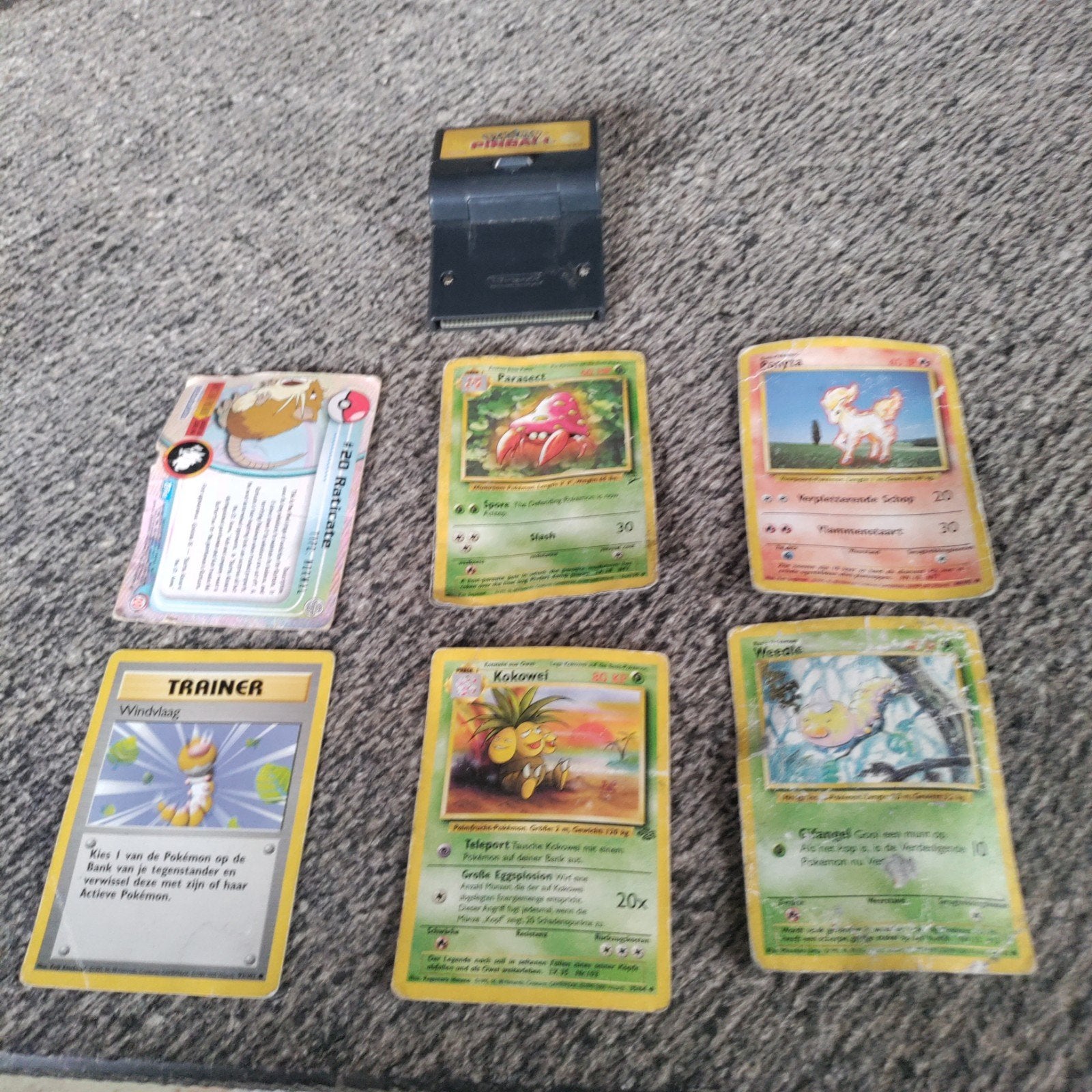 Pokémon kaarten plus spel, Ophalen