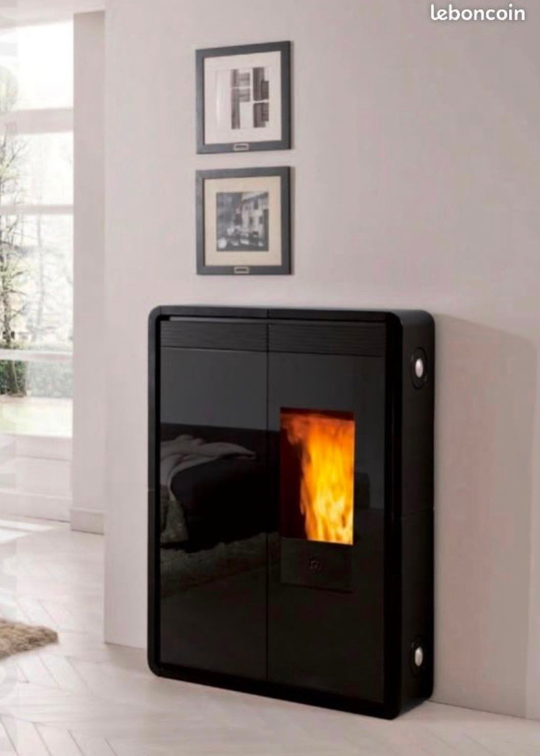 edilkamin tiny 10 kw met kanalisatie zeer platte kache zganl, Maison & Meubles, Enlèvement
