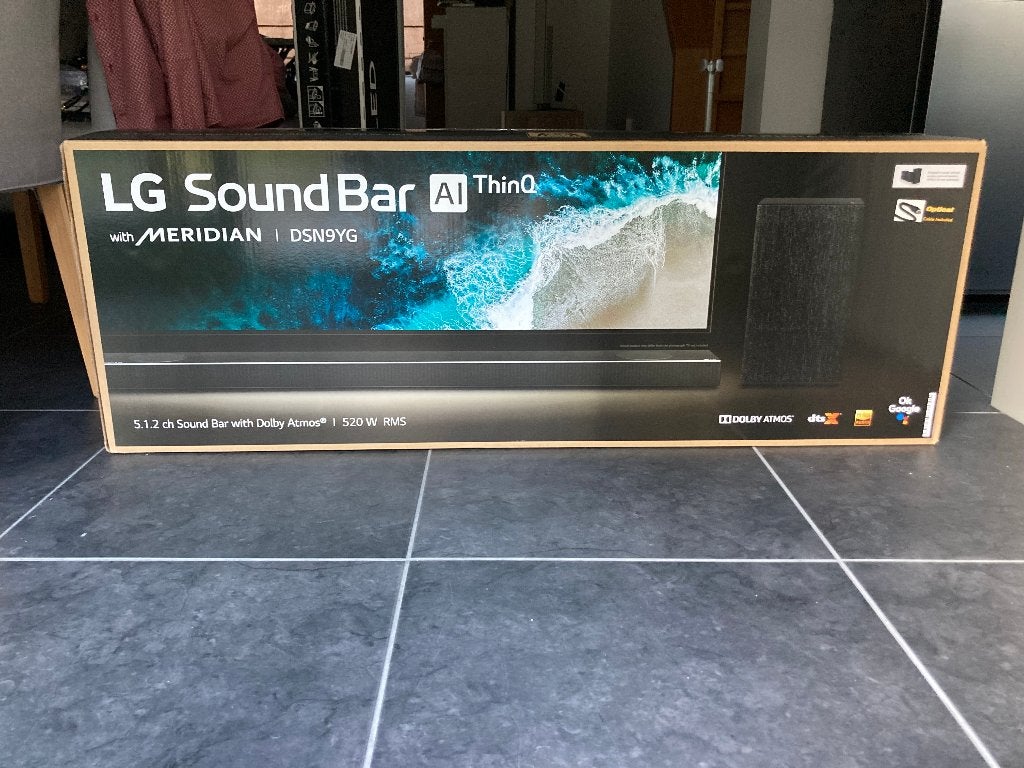 Barre de son LG DSN9YG, Enlèvement, Avec subwoofer externe, Comme neuf