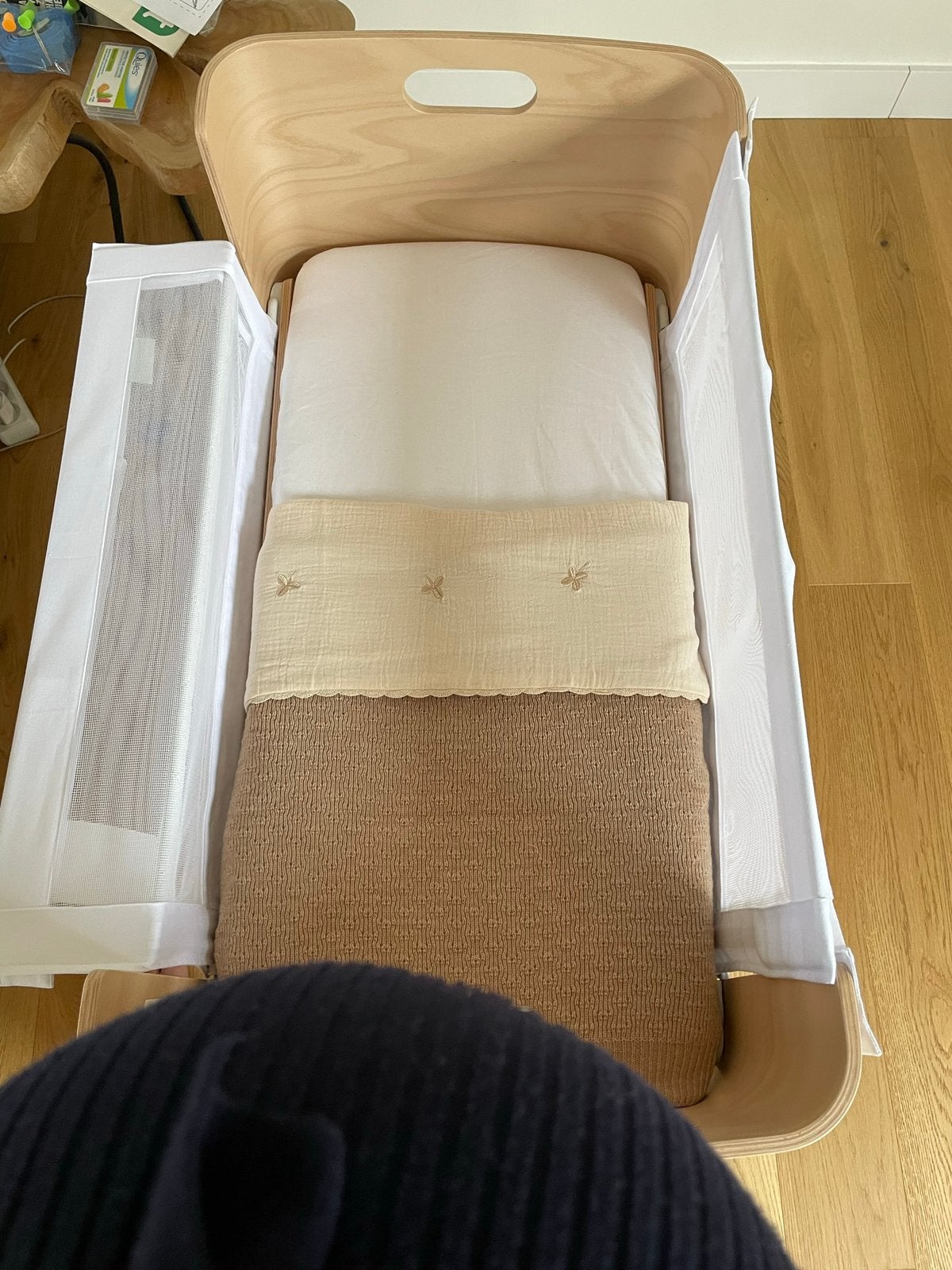 Co sleeper bed nest, Ophalen, Zo goed als nieuw, Matras