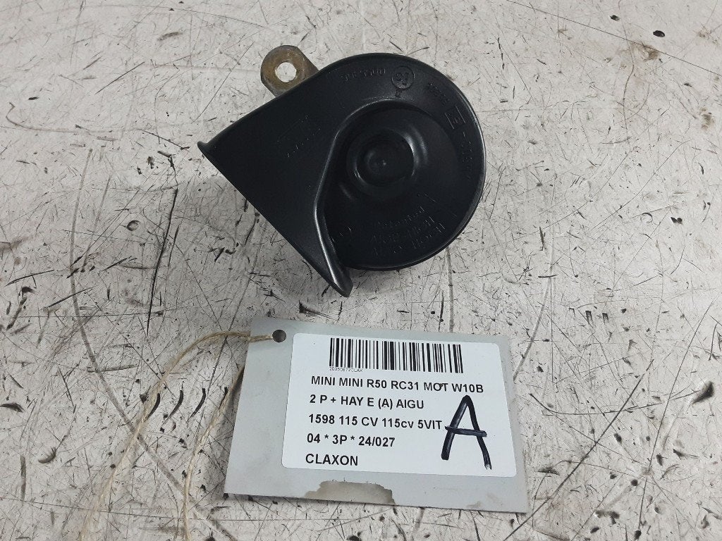 CLAXON Mini Mini One / Cooper (R50) (0055306), Gebruikt, Mevr. I. Hauben, Mini, Rue de l'Espoir 34 34
4030  GRIVEGNÉE, BE