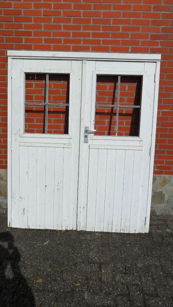 tuinhuis deur en venster, Tuin en Terras, Tuinhuizen, Ophalen, Gebruikt, Hout, Tuinhuis