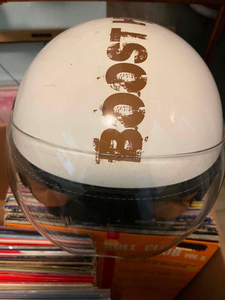 scooterhelm xs 53-54, Fietsen en Brommers, Brommerhelmen, Gebruikt, Extra small of kleiner, Ophalen of Verzenden
