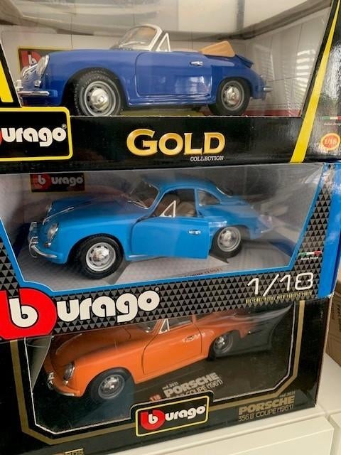 Schaalmodel Porsche 356 schaal 1/18, Hobby & Loisirs créatifs, Voitures miniatures | 1:18, Enlèvement ou Envoi, Comme neuf, Voiture