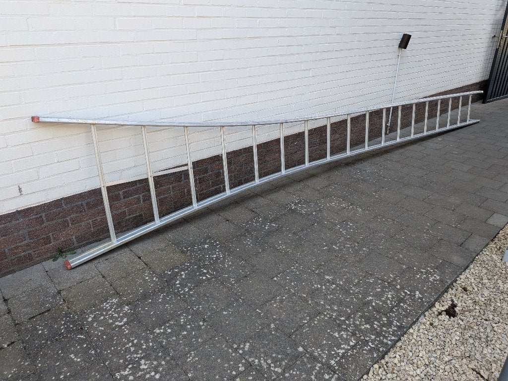 Tweedelige ladder, Doe-het-zelf en Bouw, Ladders en Trappen, Ophalen, Gebruikt, Ladder, 4 meter of meer