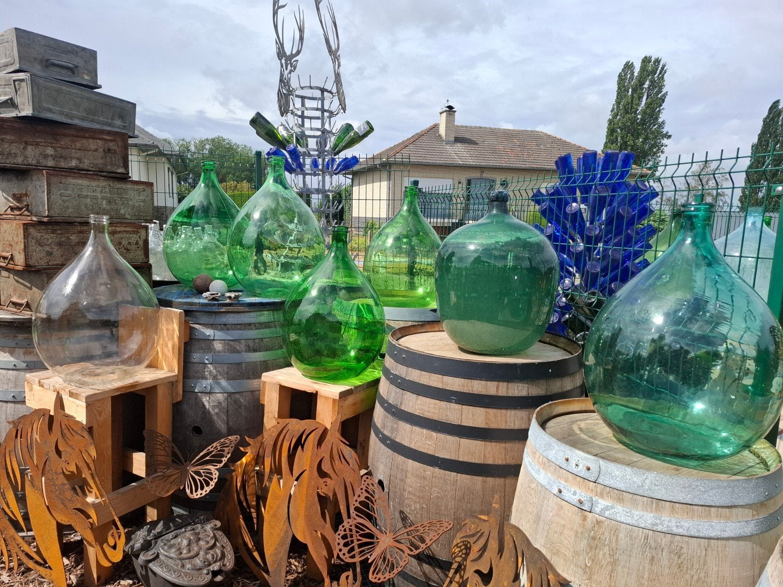 bouteilles de fermentation pour vignerons, des plus petites, Enlèvement