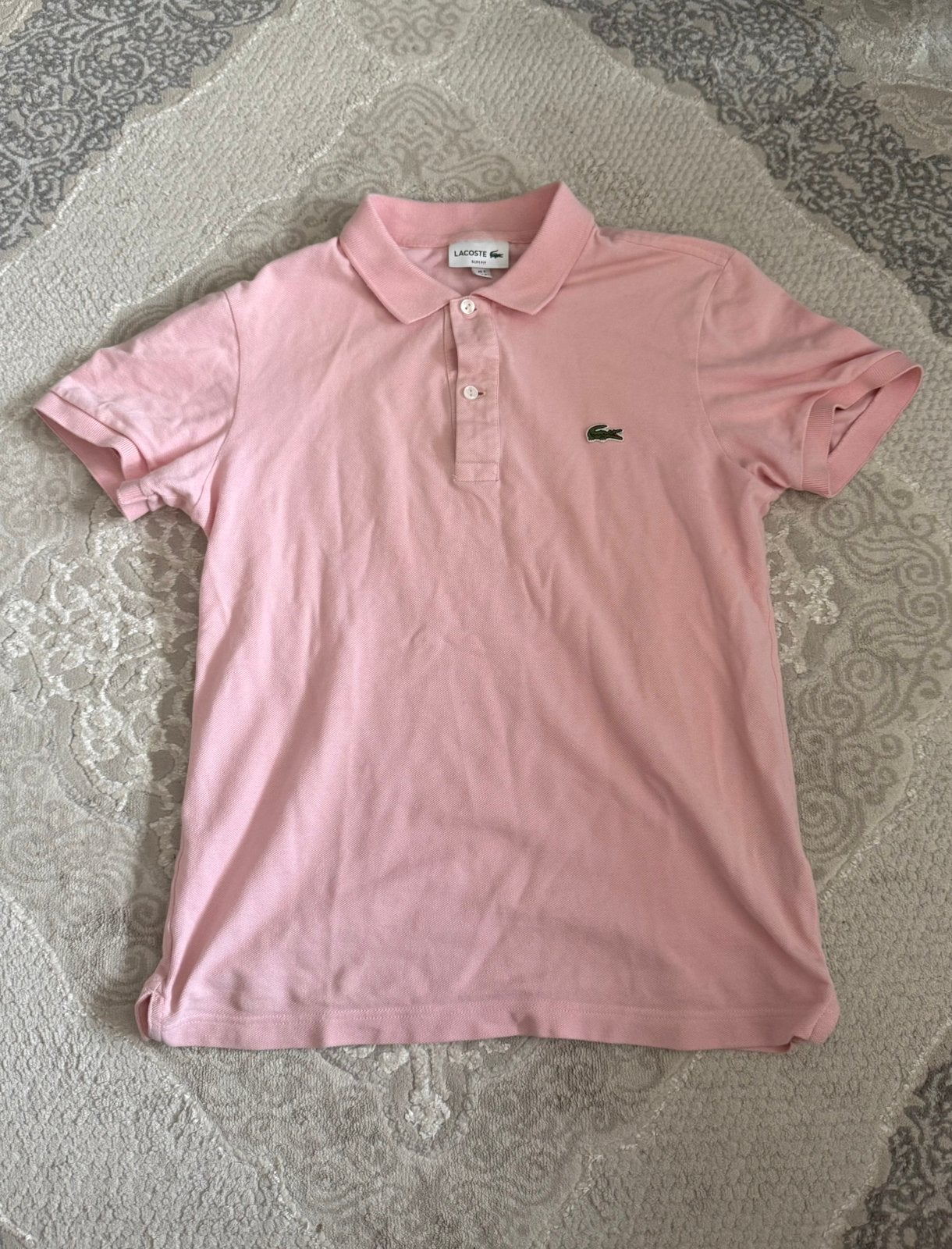 Polo Lacoste rose, Enlèvement ou Envoi, Comme neuf, Taille 46 (S) ou plus petite, Rose