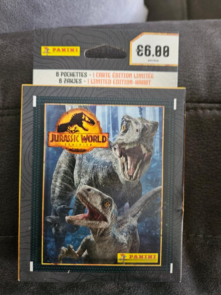 Panini  JURASSIC WORLD stickers in nieuwe pakjes !, Ophalen of Verzenden