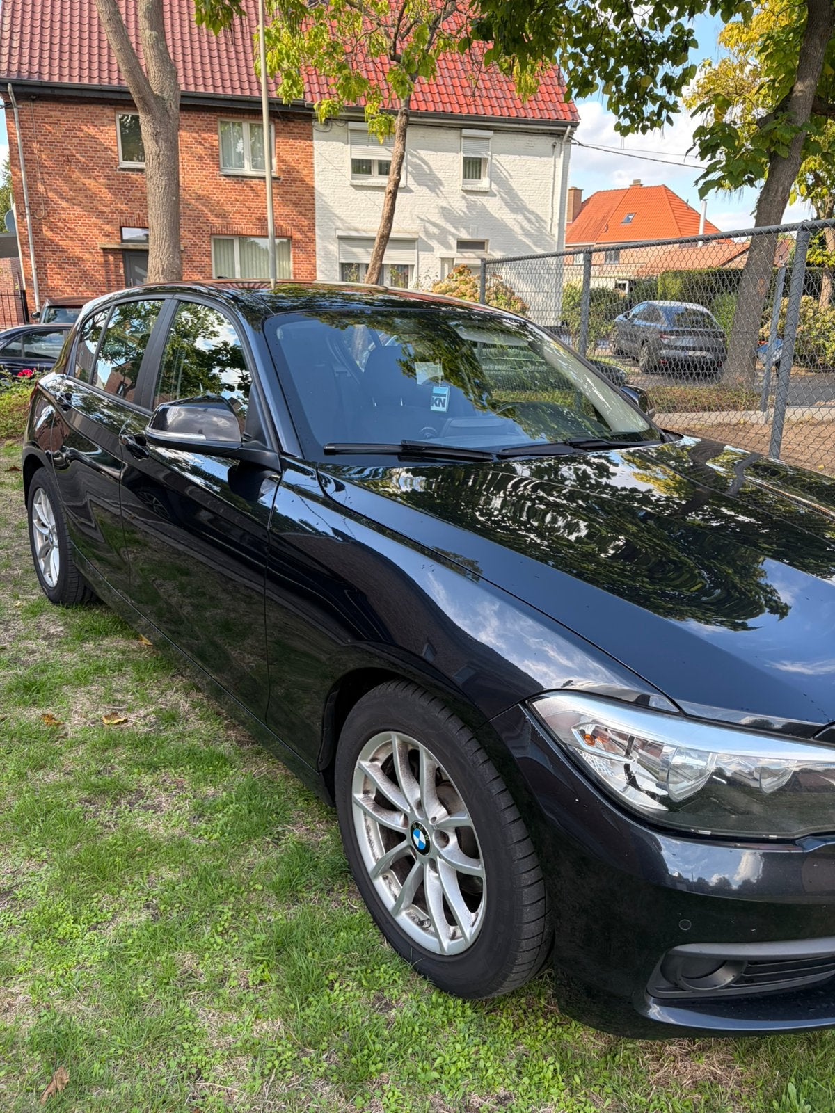 BMW 1 serie 116d, Auto's, Zwart, 5 deurs, Particulier, 3 cilinders