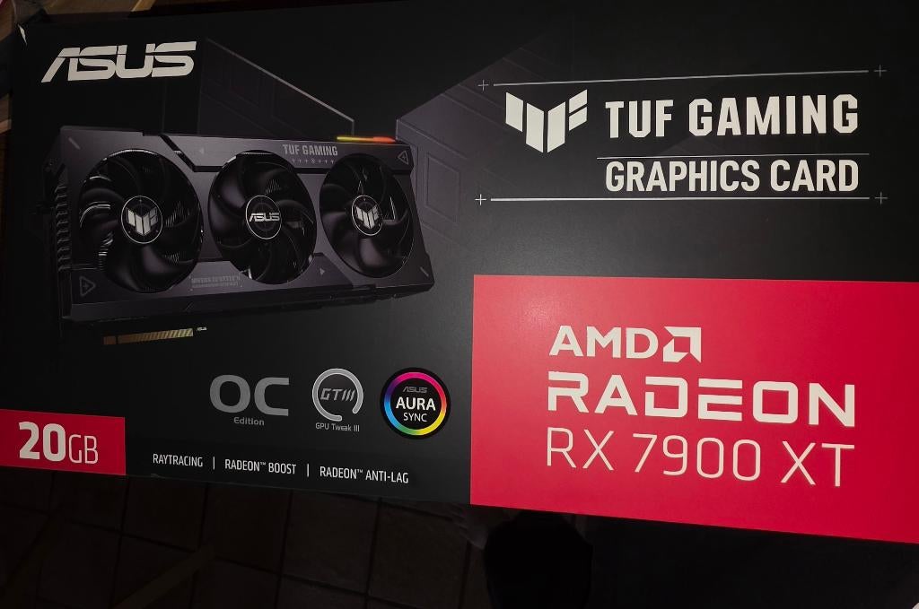 7900 xt tuf 20 g, Ophalen, Zo goed als nieuw, AMD