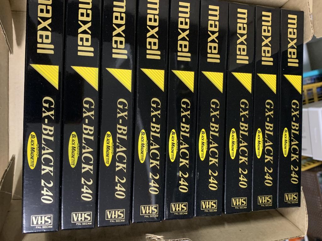 vhs videocassettes Maxell, Cd's en Dvd's, Ophalen of Verzenden, Nieuw in verpakking