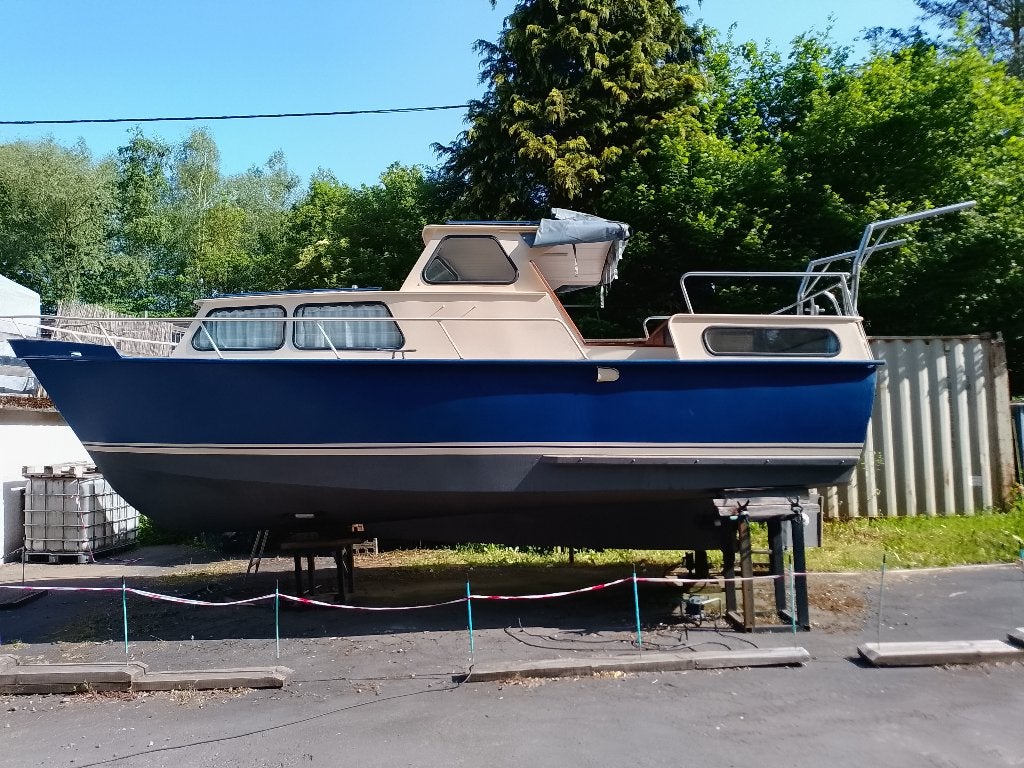 Vedette Hollandaise entièrement restaurée, Diesel, Bateau à cabine, Moteur in-bord, 8 cm