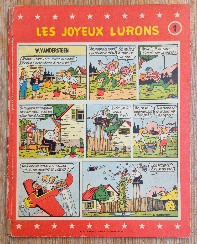 Les Joyeux Lurons 1 EO cartonnée 1958 Willy Vandersteen, Livres, BD, Enlèvement ou Envoi, Willy Vandersteen, Une BD, Utilisé