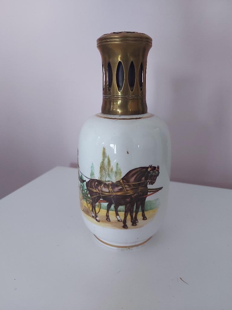 Berger lamp in aardewerk van Gien, Ophalen, Gebruikt, Meerkleurig, Overige stijlen