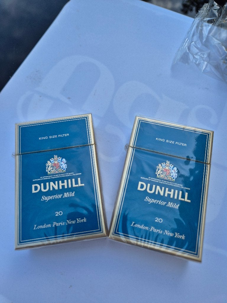 Paquet ancien Dunhill Superior Mild scellé, Collections, Envoi, Neuf, Boite à tabac ou Emballage