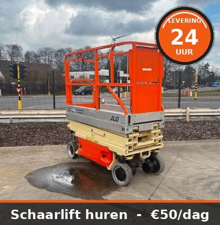 Schaarlift 8m Huren / €50 / Levering heel belgie <24u, Ophalen of Verzenden