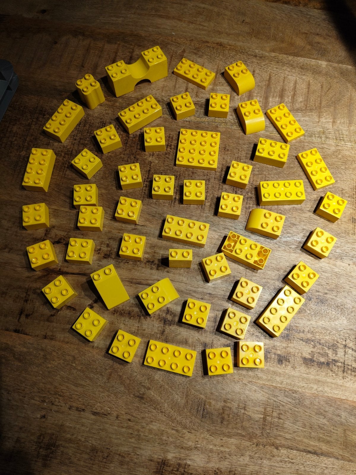 50 licht gele lego duplo blokken, Ophalen of Verzenden, Duplo