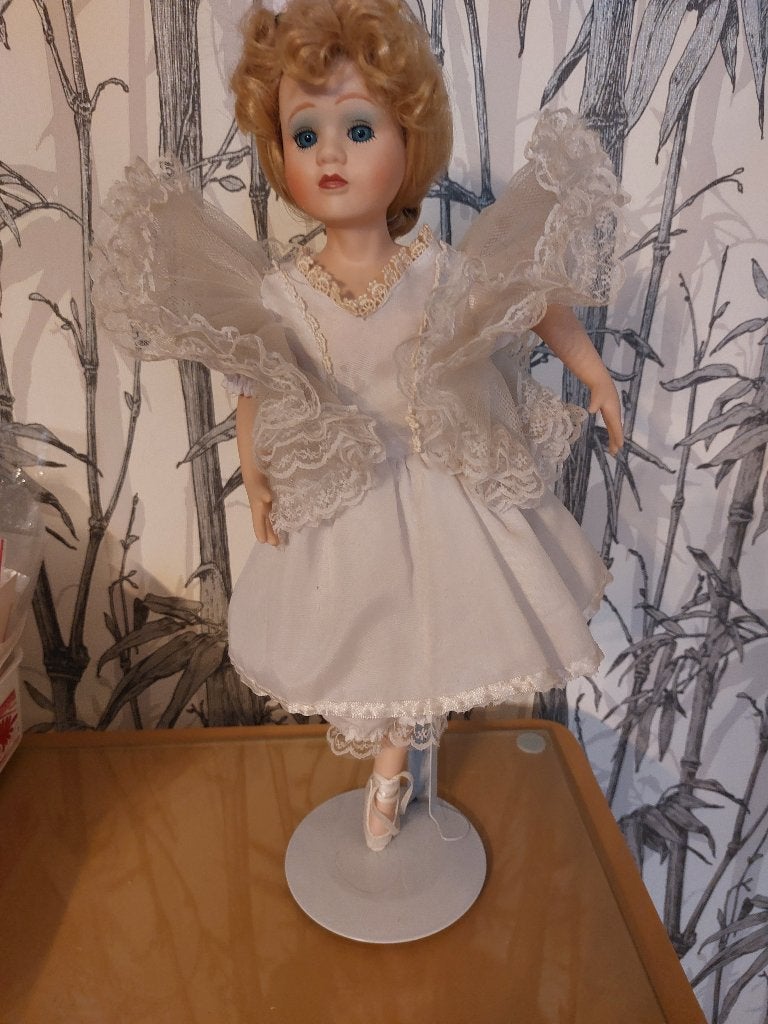 Poupée de collection en porcelaine  balerine, Collections, Enlèvement ou Envoi, Utilisé, Poupée