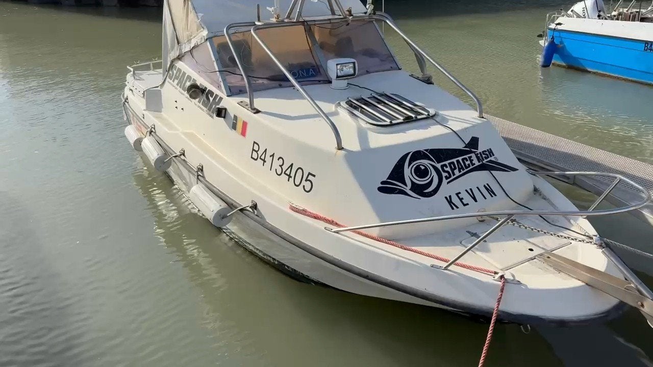 Shetland spacefish, Enlèvement, Shetland, Essence, Moteur hors-bord