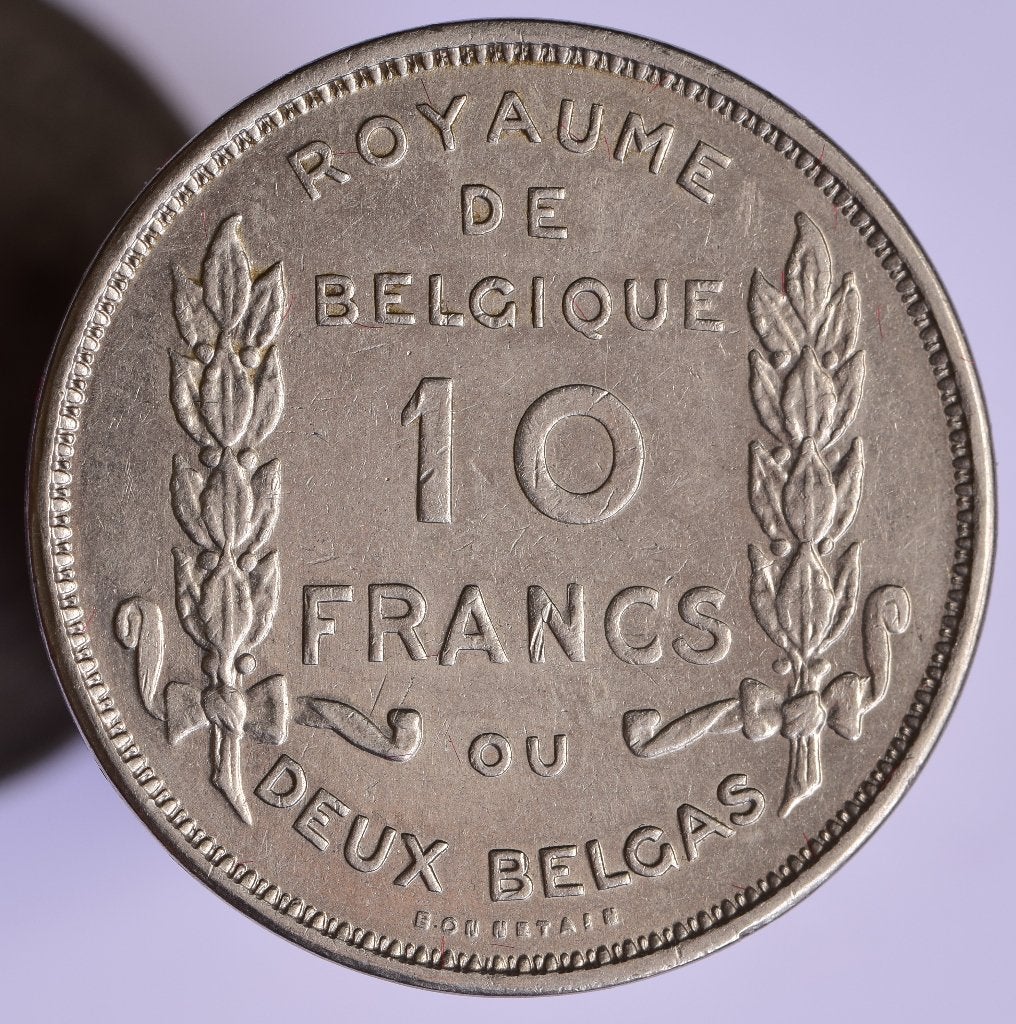 10 francs , 2 belgas 1930 FR pos.A, Postzegels en Munten, Munten | België, Verzenden, Overig, Losse munt
