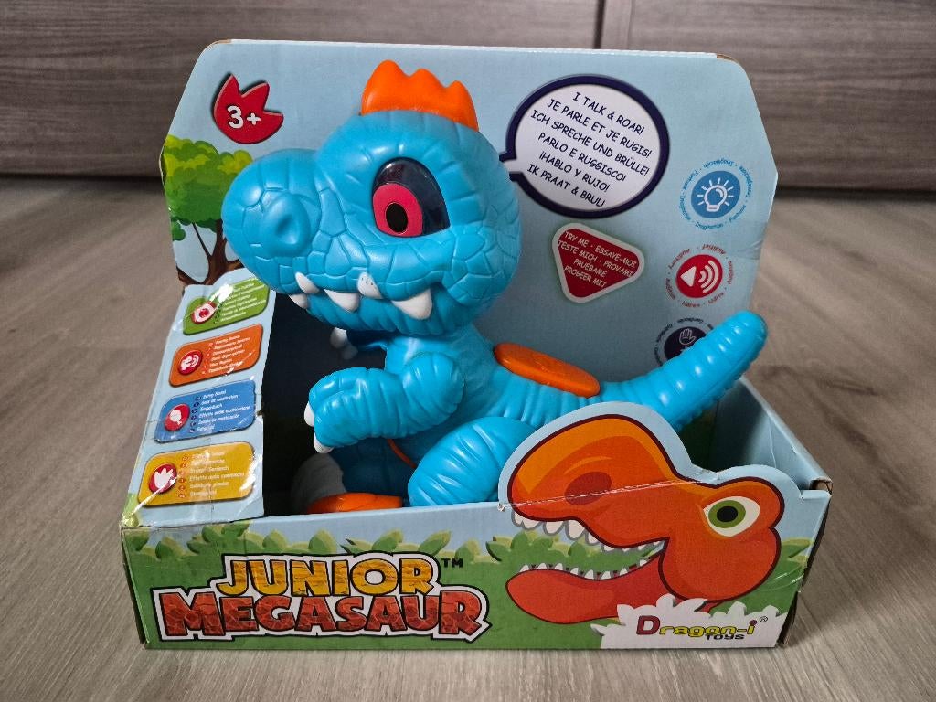 Junior Megasaur dinosaurus met terugpraatfunctie, Ophalen of Verzenden, Zo goed als nieuw