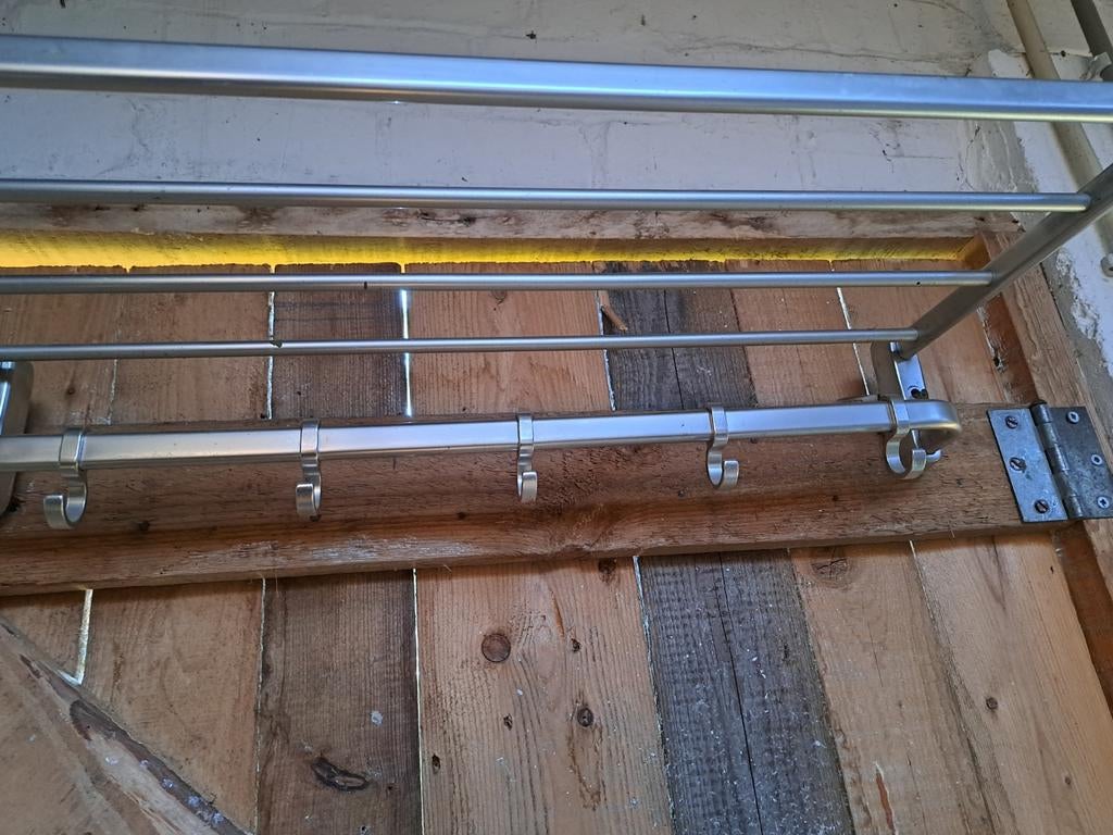 Vintage kapstok met legger, Ophalen