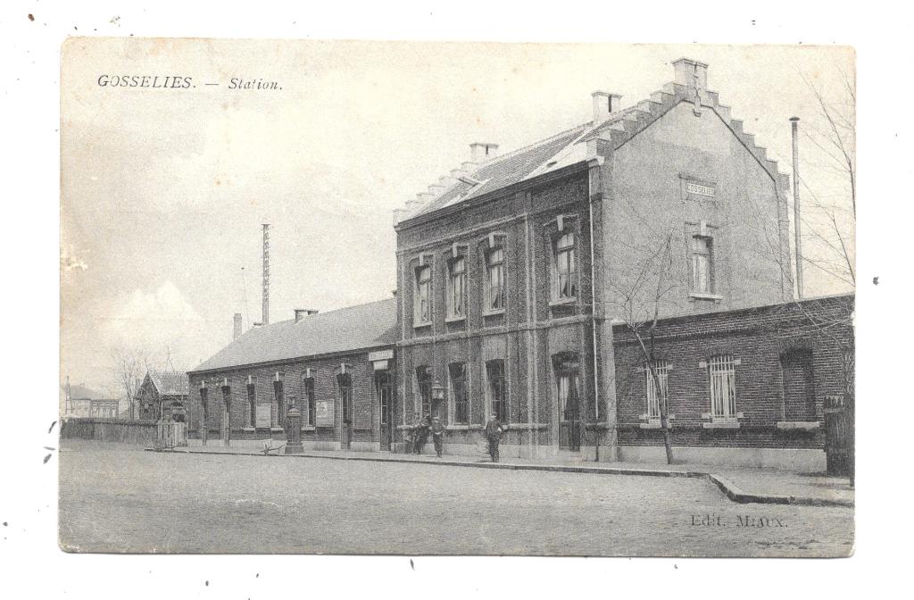 Gosselies NA94: Station 1906, Envoi, Avant 1920, Affranchie, Hainaut