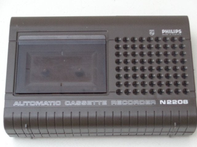 Magnétophone vintage PHILIPS Type N 2208 de 1976, Enlèvement ou Envoi, Simple, Philips