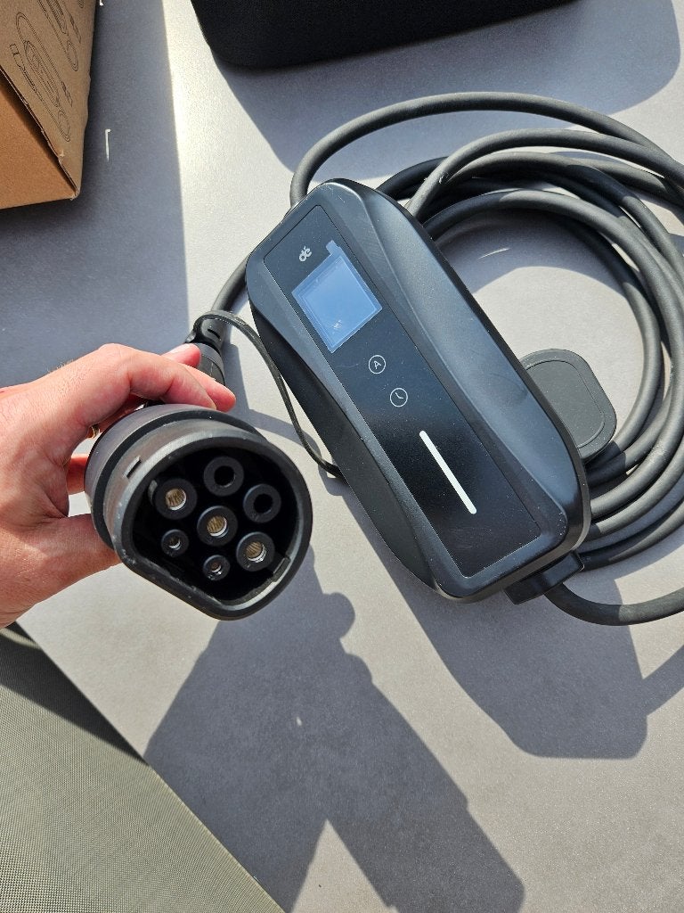 EV-Oplader voor stopcontact, 6 m, 6-16A, instelbaar vermogen, Enlèvement, Utilisé