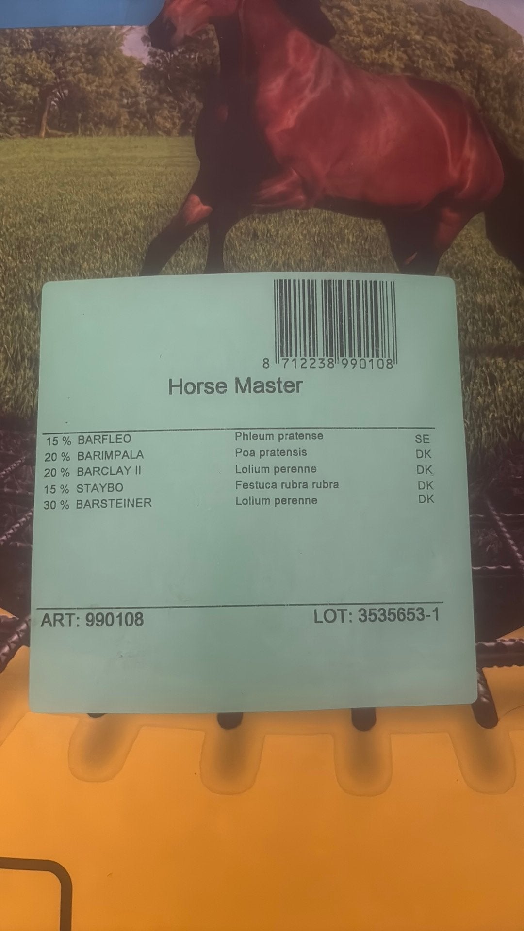 Graszaad horse master, Ophalen, Nieuw, 20 m² of meer, Gras