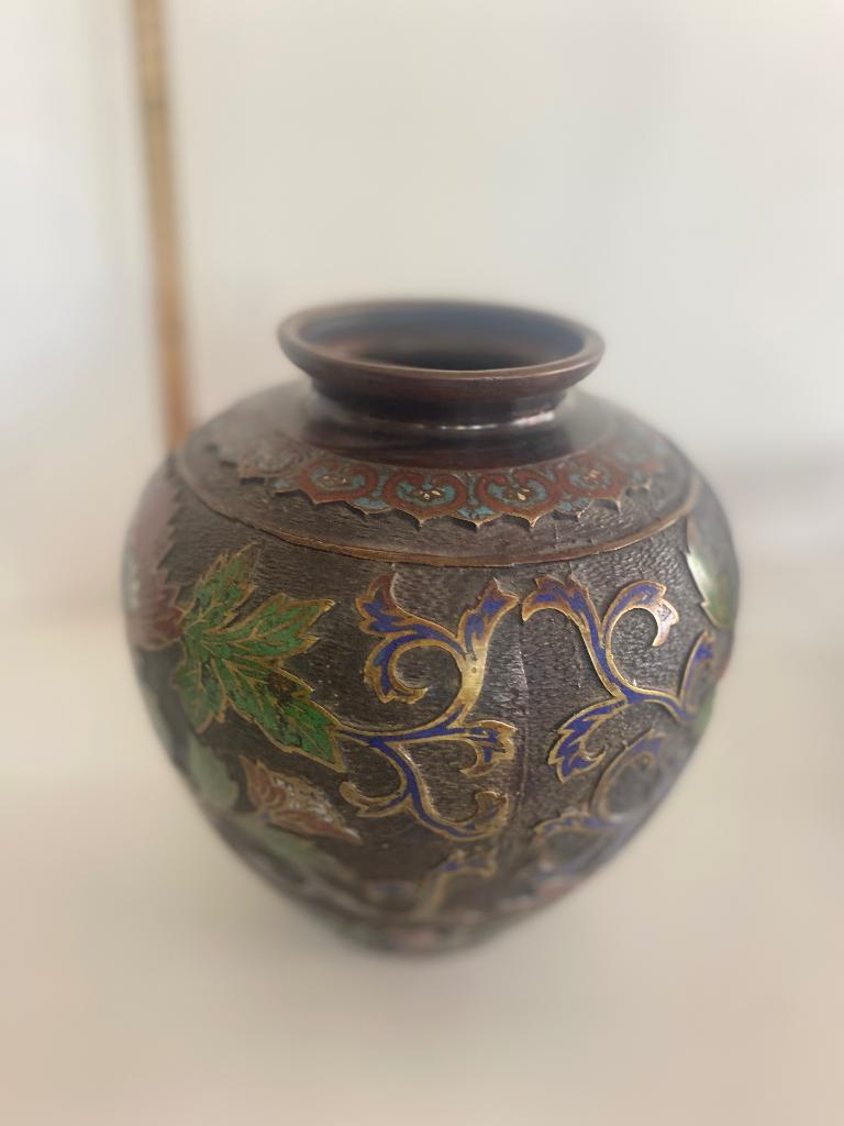 Cloisoné vaas, Antiek en Kunst, Ophalen
