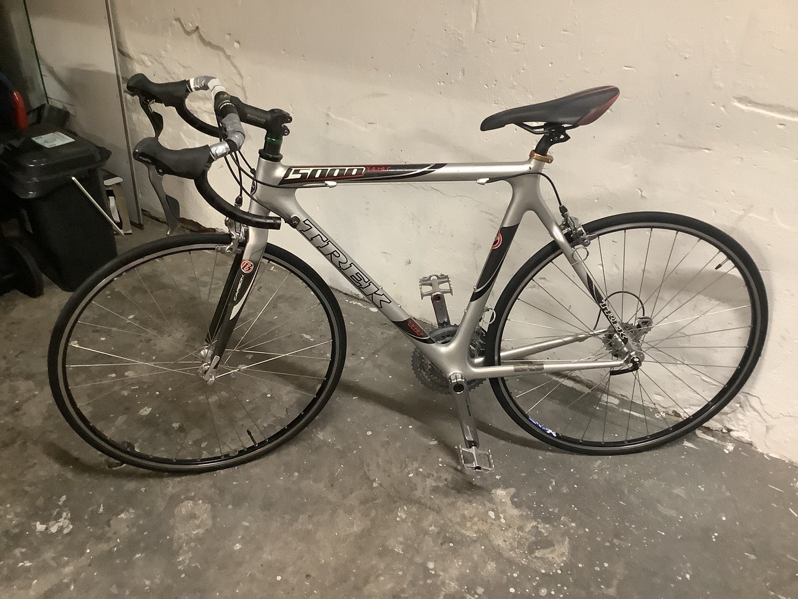 TREK TCT5000 (entièrement en carbone), Autres marques, Frein sur jante, 57 à 61 cm, Comme neuf