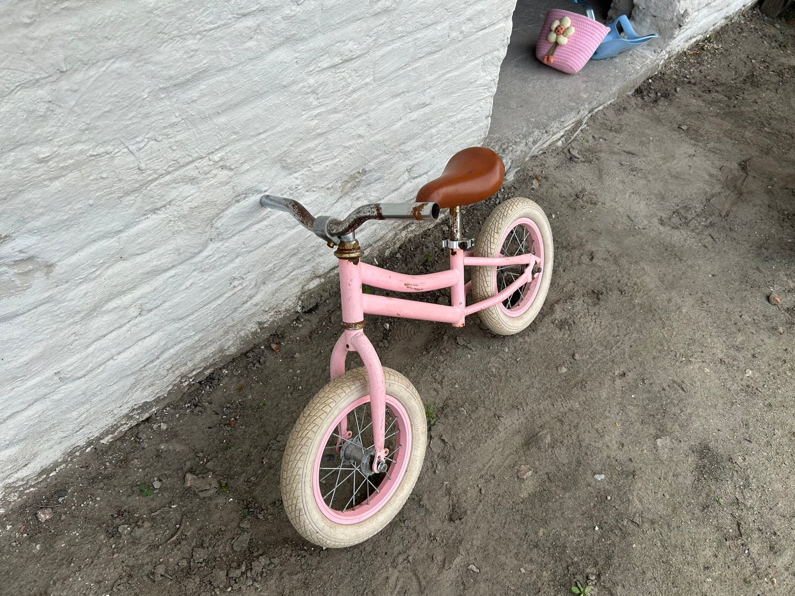Loopfiets, Ophalen, Loopfiets