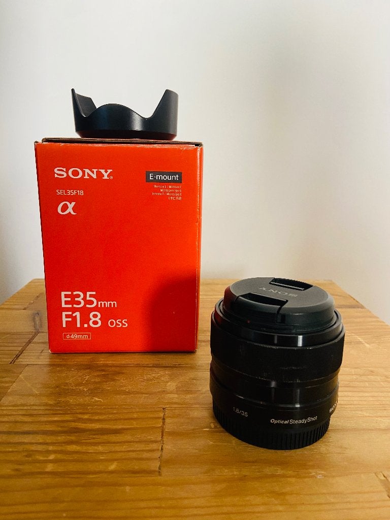 Sony E 35mm F/1.8 OSS, Sony E-mount, Sony, 35 mm, Ophalen of Verzenden