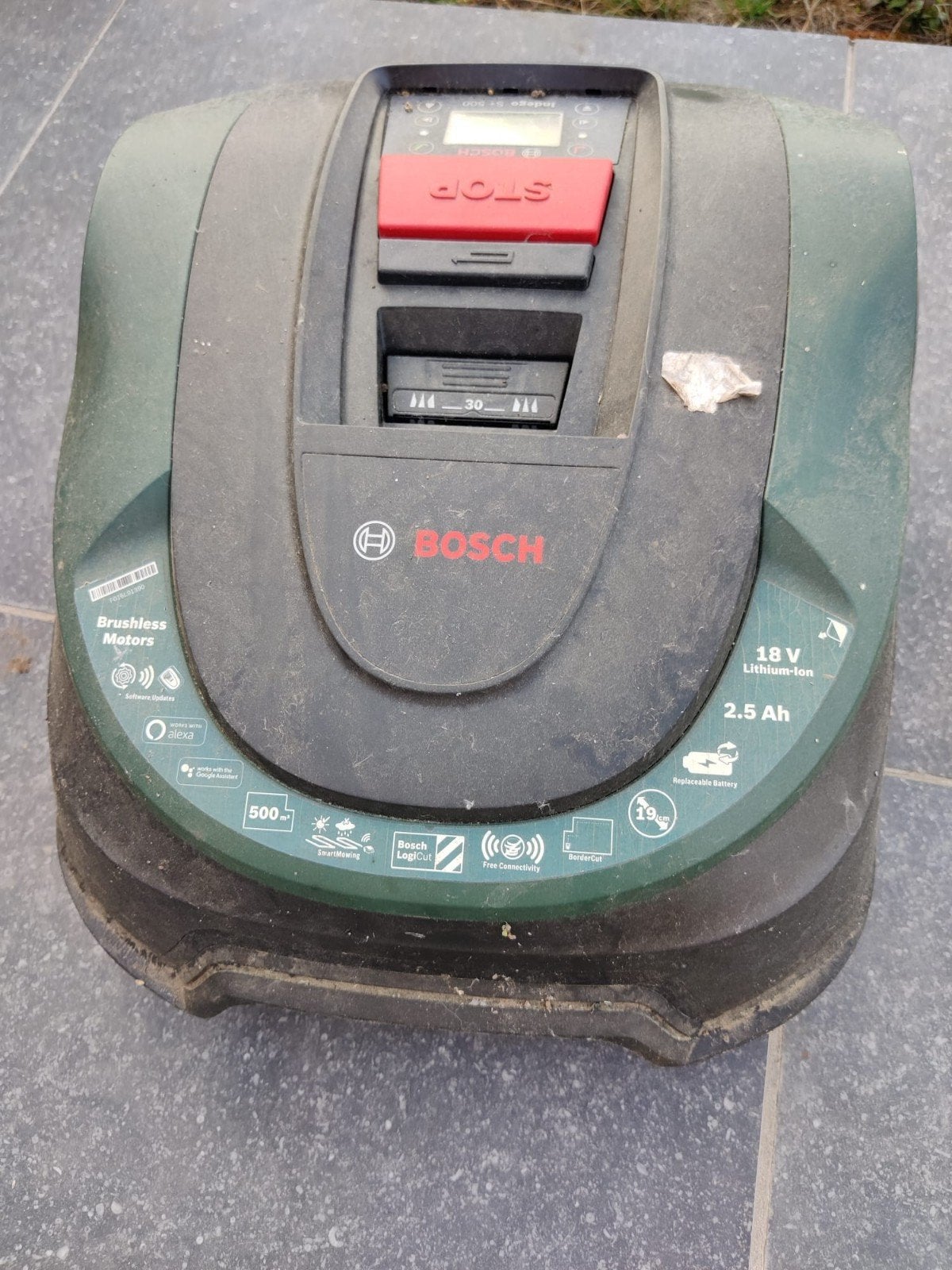 Bosch Indigo S+ 500 robot grasmaaier, Jardin & Terrasse, Enlèvement ou Envoi, Bosch Indego, Moins de 20 cm, Utilisé