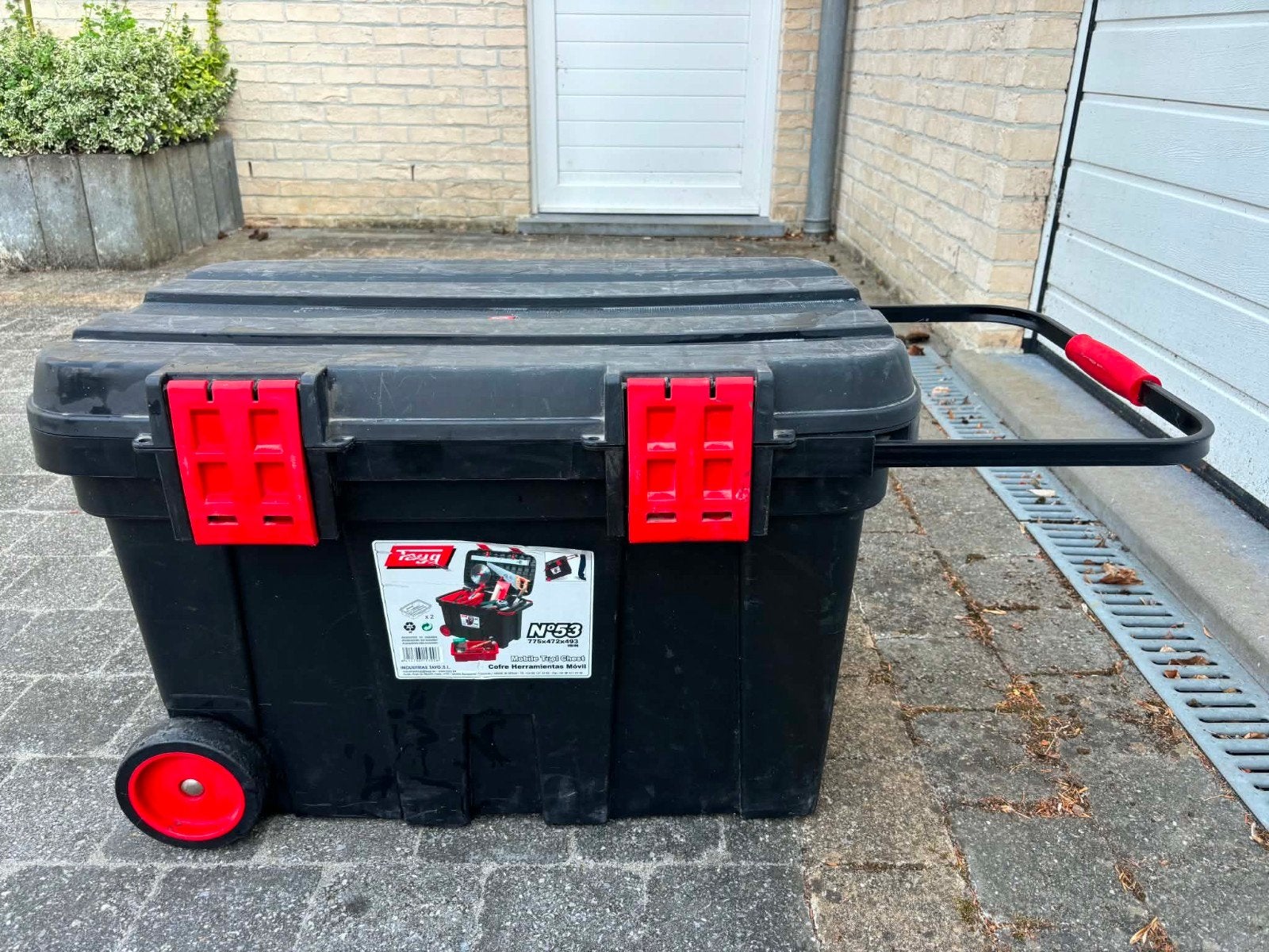 Tayg gereedschapskist voor wielen, Doe-het-zelf en Bouw, Ophalen, Gebruikt