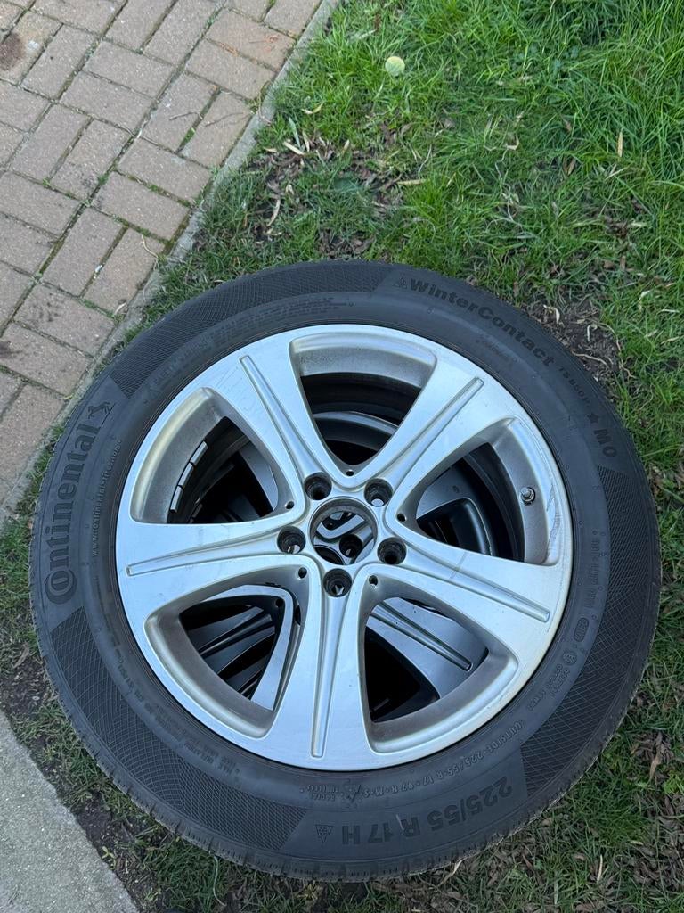 Mercedes E klasse winter velgen, Ophalen, Gebruikt, Velg(en), 17 inch