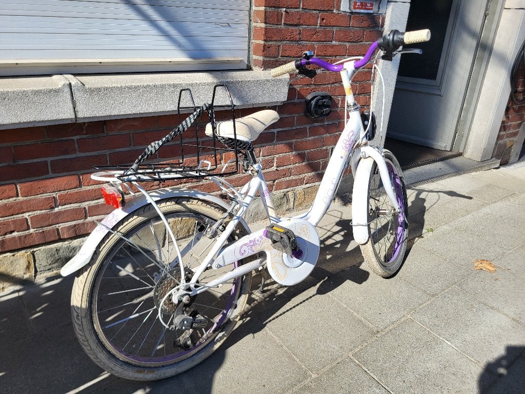 Meisjesfiets, Fietsen en Brommers, Ophalen, Gebruikt, Velgrem, Versnellingen