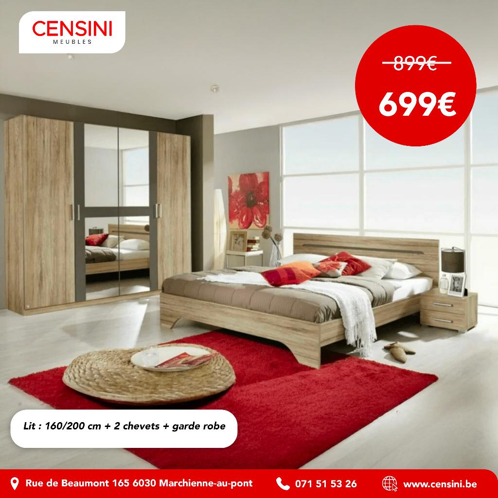 Chambres Nouvelles en kit, Maison & Meubles, Chambre à coucher | Chambres à coucher complètes, Neuf, Deux personnes, Enlèvement